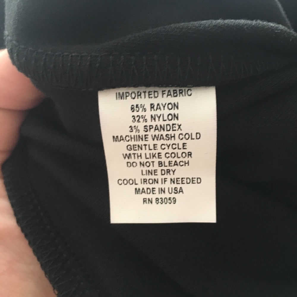 DREW Pull-On Black Zipper Ankle Pants - Picture 6 of 9